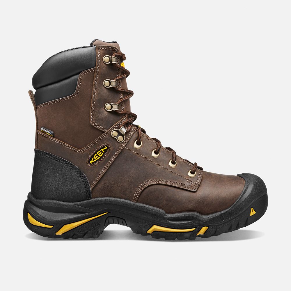 Botas de Trabajo Keen Mexico Marrom - Hombre Mt Vernon 8" (Steel Toe) - OD3675840